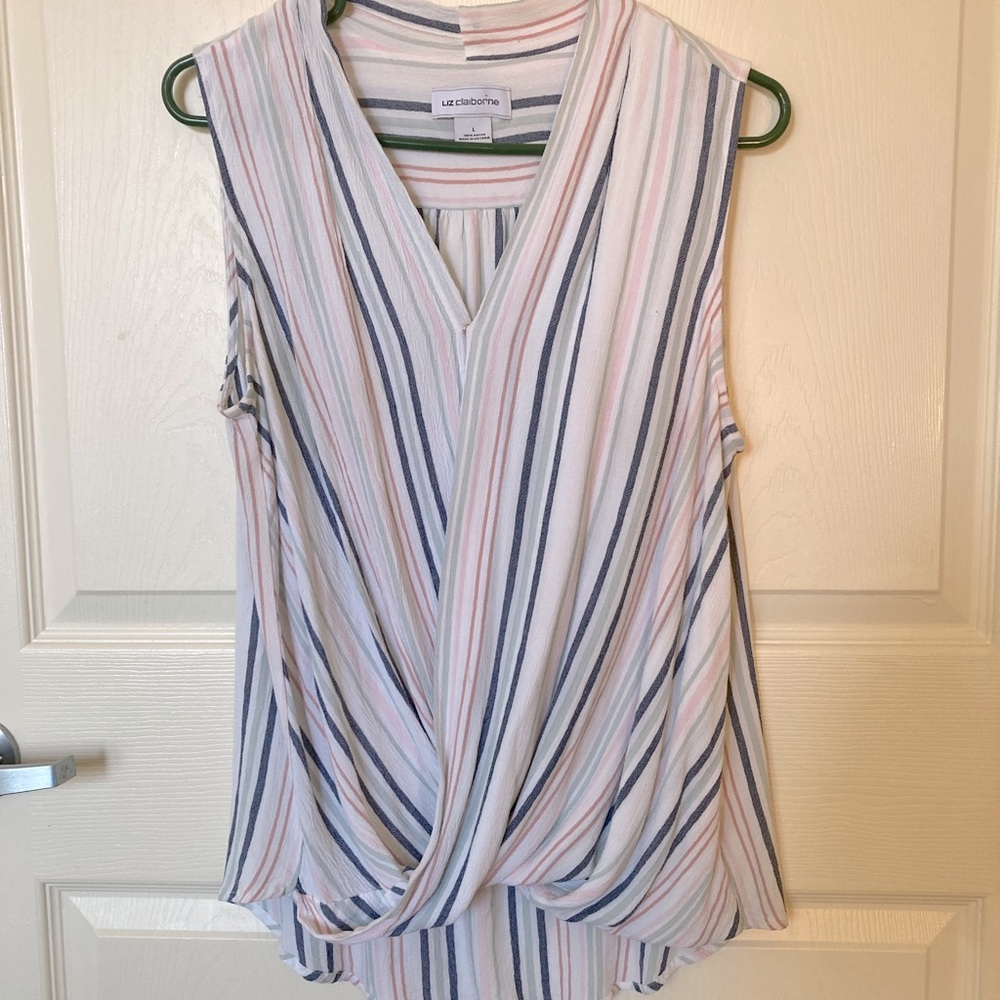 Liz Claiborne sleeveless blouse